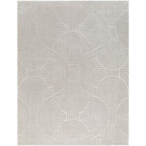 Alder Taupe Machine Woven Rug by Livabliss