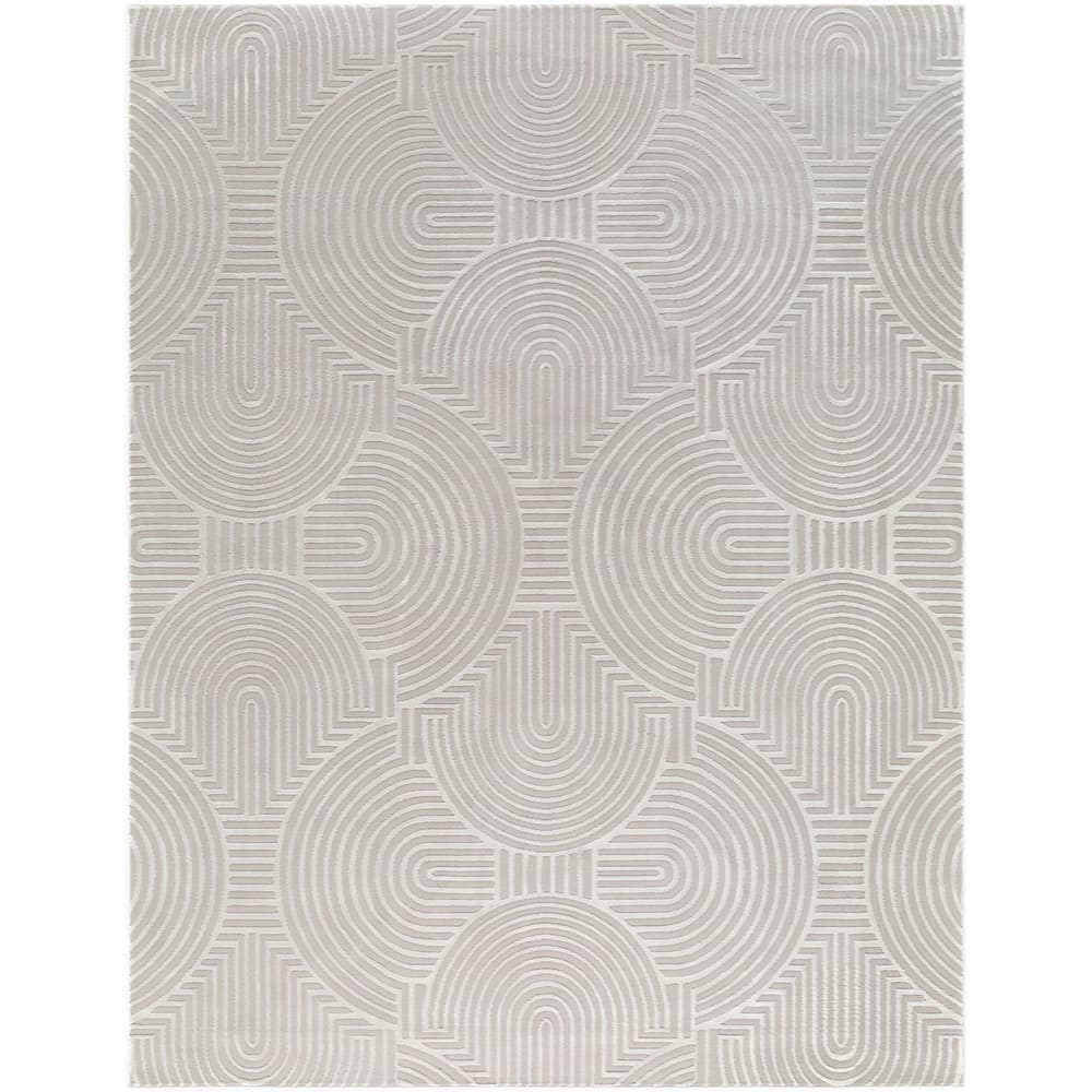 Alder Taupe Machine Woven Rug by Livabliss