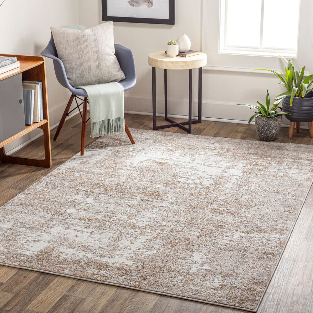 Allegro Ivory Machine Woven Rug by Livabliss - Image 2