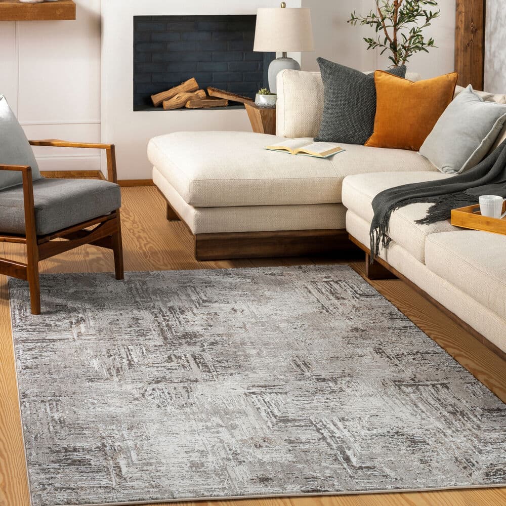 Allegro Ivory Machine Woven Rug by Livabliss - Image 2