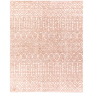 Aliyah Shag Pink Machine Woven Rug by Livabliss