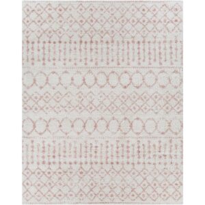 Aliyah Shag Off-White Machine Woven Rug by Livabliss