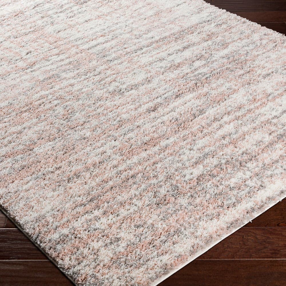 Aliyah Shag Pink Machine Woven Rug by Livabliss - Image 3