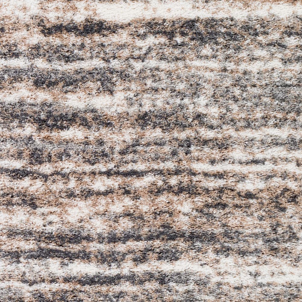 Aliyah Shag Brown Machine Woven Rug by Livabliss - Image 4