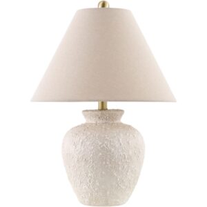 Dalle Gray Ceramic Table Lamp by Livabliss