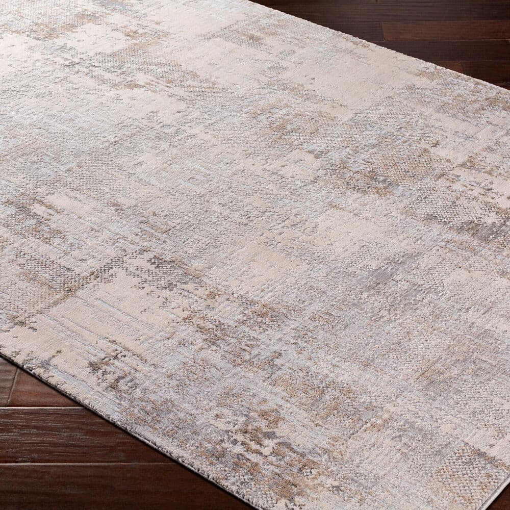 Alpine Light Gray Machine Woven Rug by Livabliss - Image 3