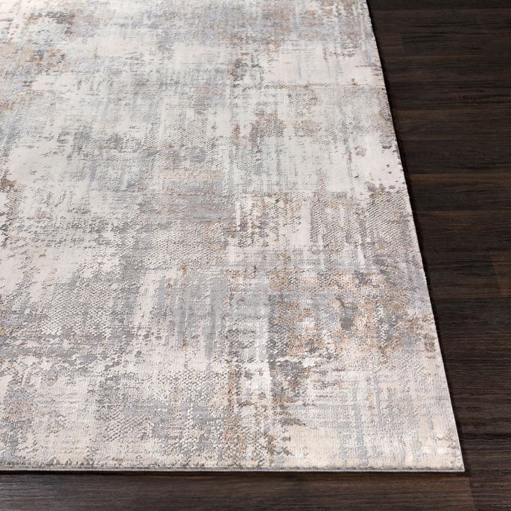 Alpine Light Gray Machine Woven Rug by Livabliss - Image 5
