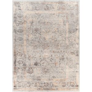 Alpine Light Gray Machine Woven Rug by Livabliss