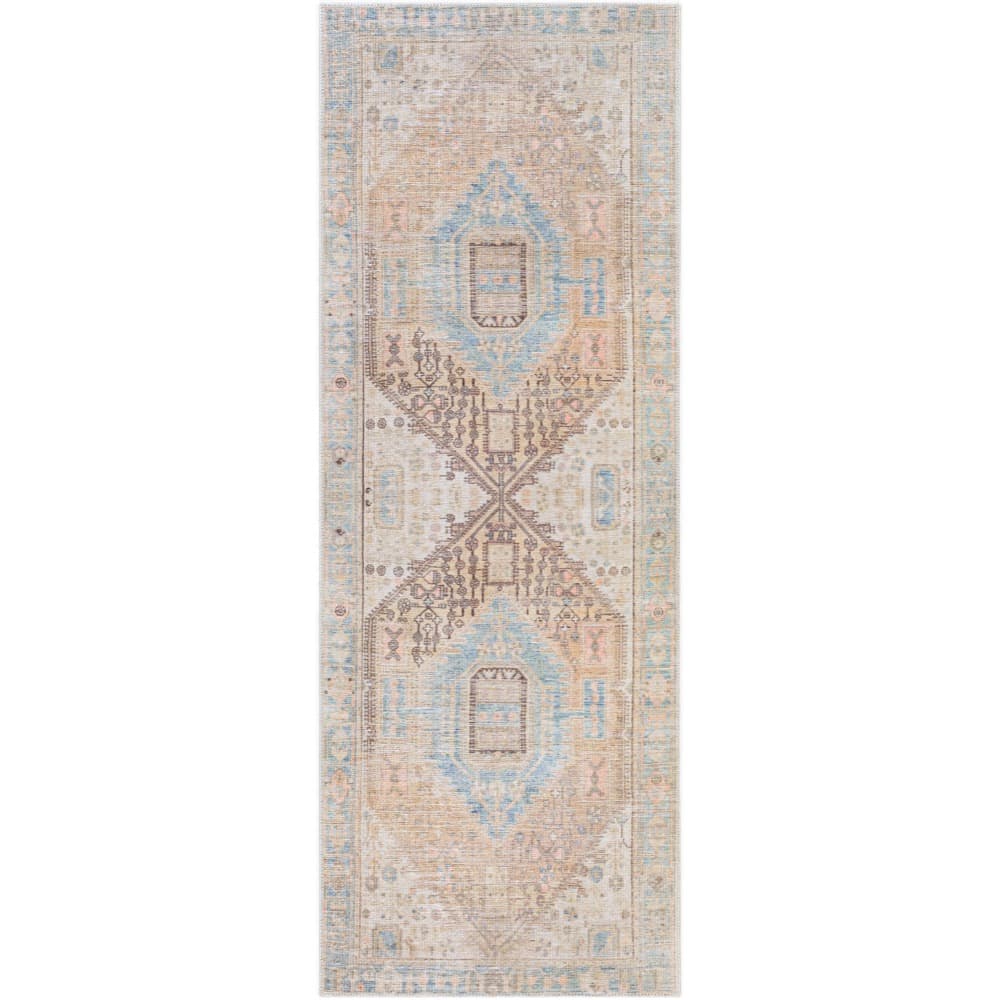 Alanya Beige Machine Woven Rug by Livabliss - Image 7