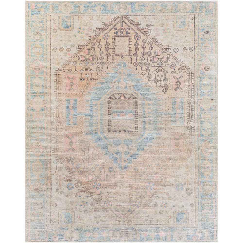 Alanya Beige Machine Woven Rug by Livabliss
