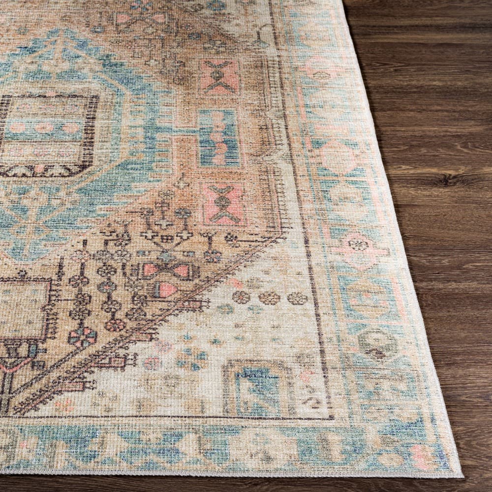 Alanya Beige Machine Woven Rug by Livabliss - Image 5