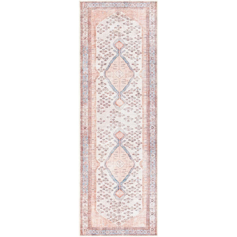 Amelie Pink Machine Woven Rug by Livabliss - Image 7