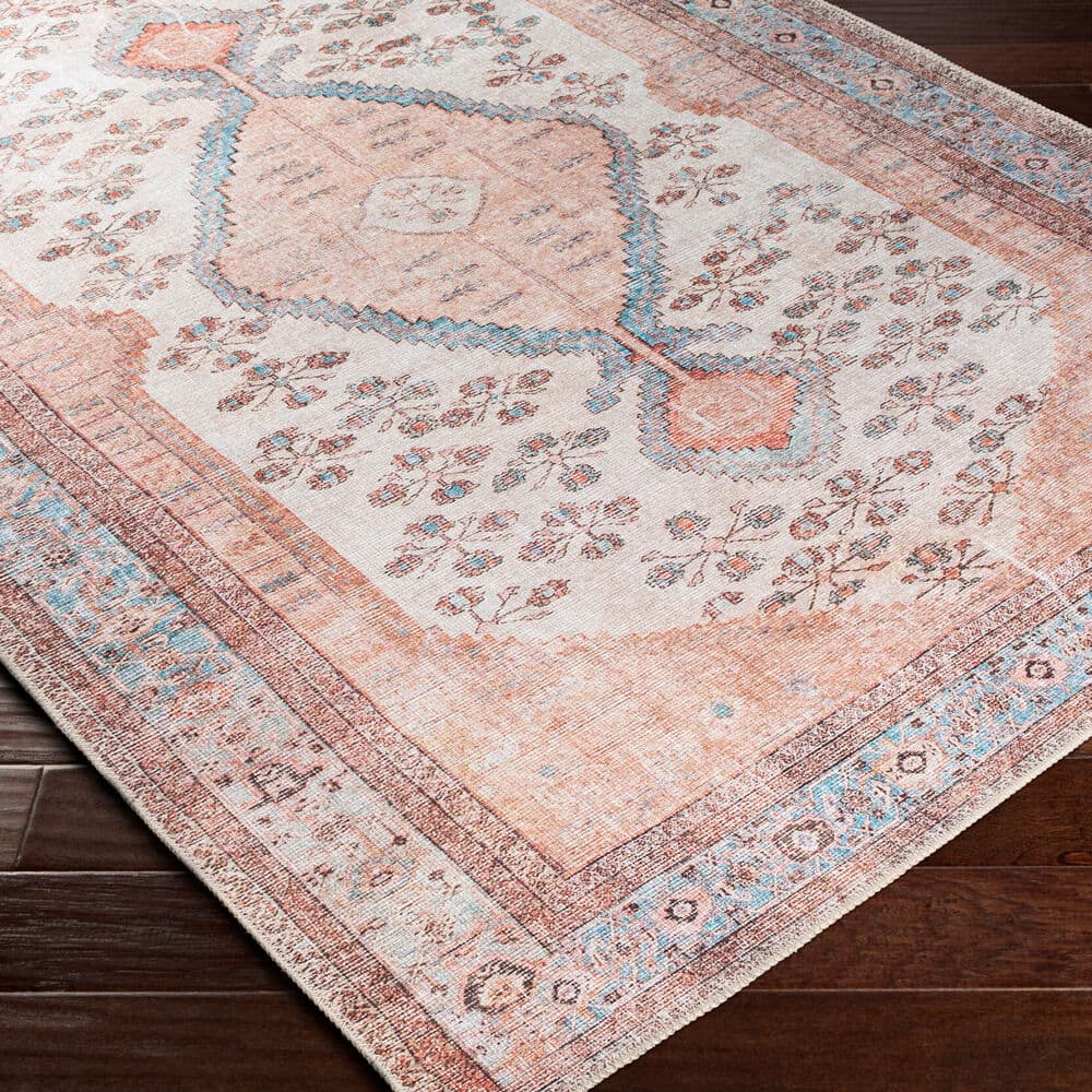 Amelie Pink Machine Woven Rug by Livabliss - Image 3
