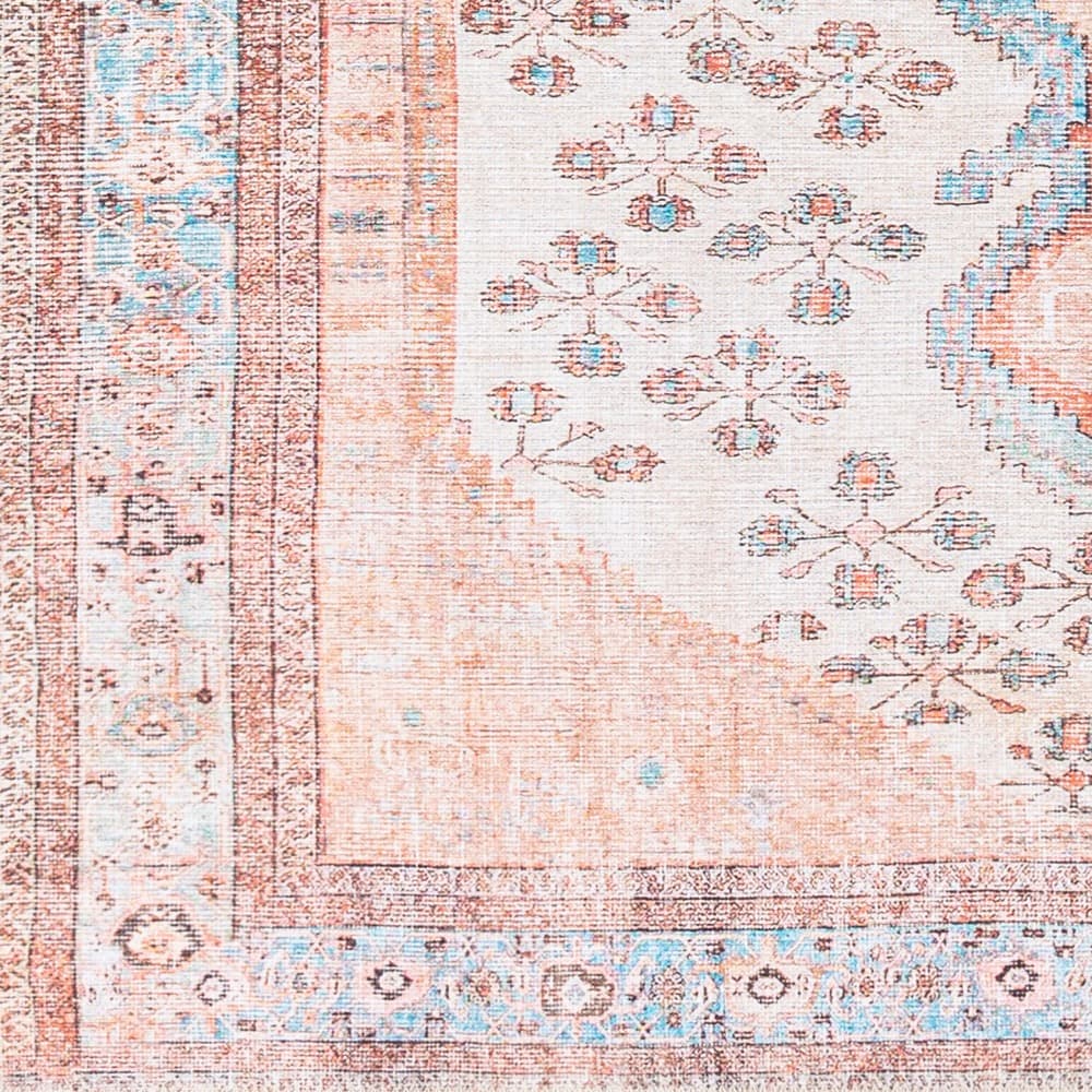 Amelie Pink Machine Woven Rug by Livabliss - Image 4
