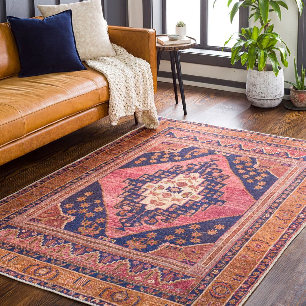 Amelie Brown Machine Woven Rug by Livabliss - Image 2