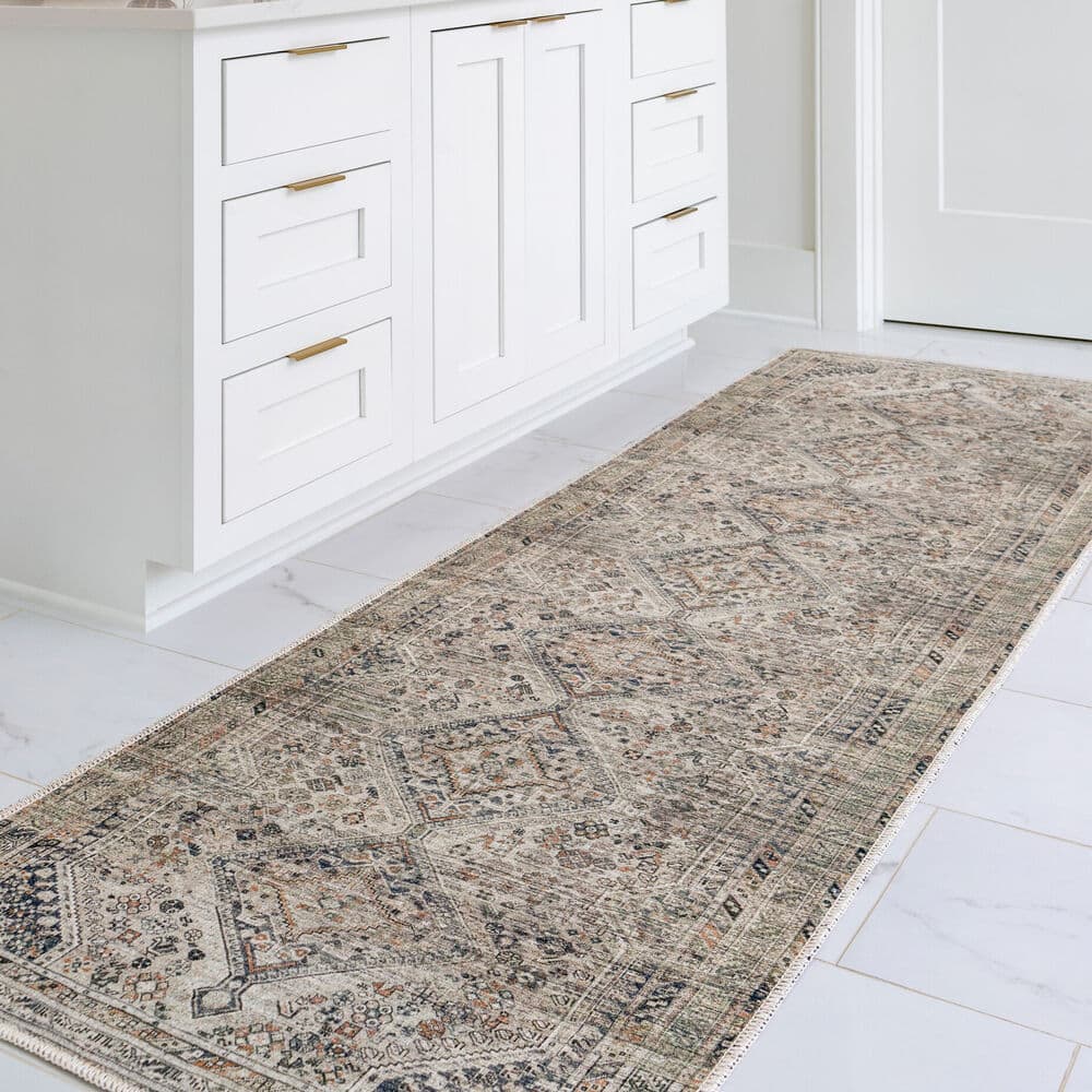 Amelie Gray Machine Woven Rug by Livabliss - Image 7