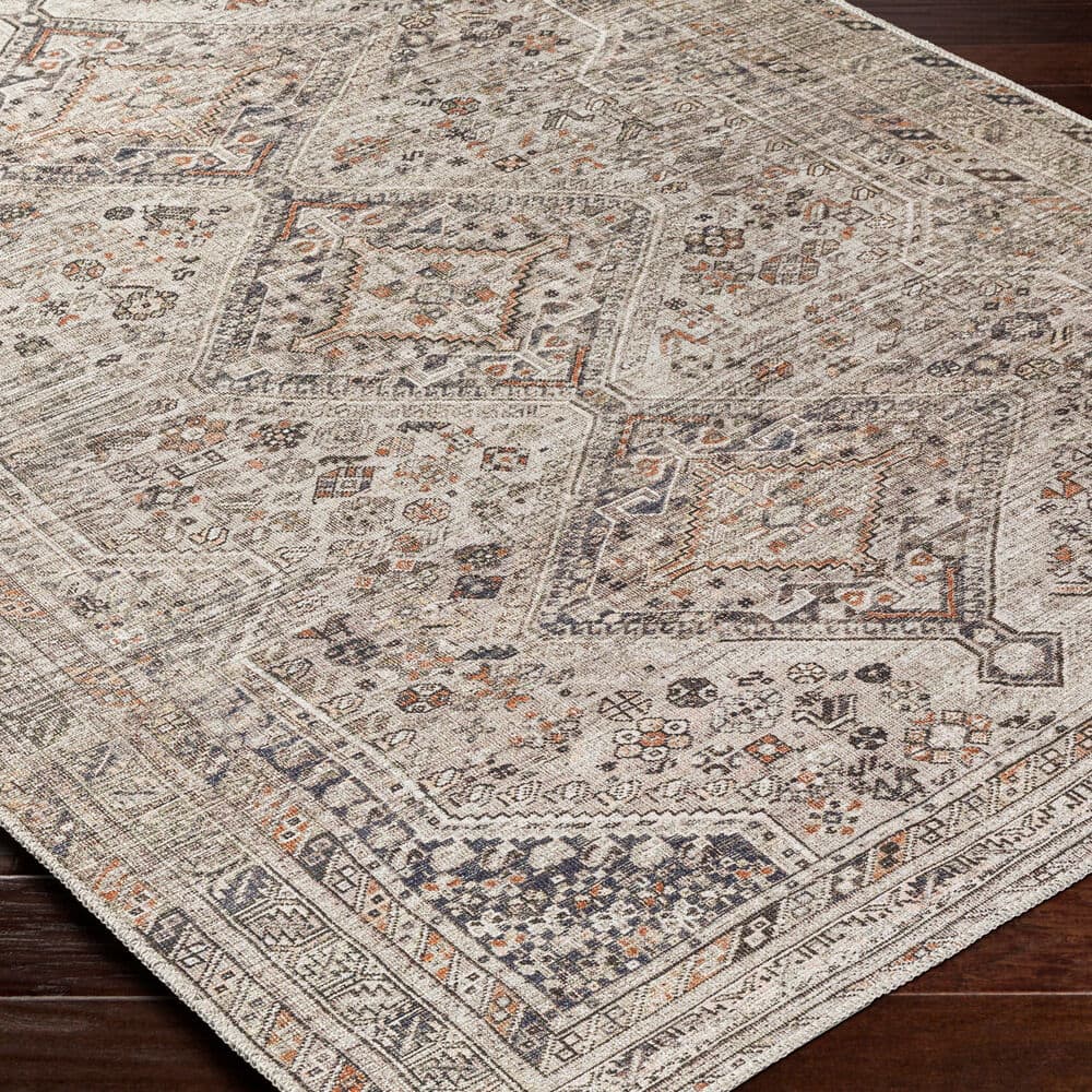 Amelie Gray Machine Woven Rug by Livabliss - Image 3