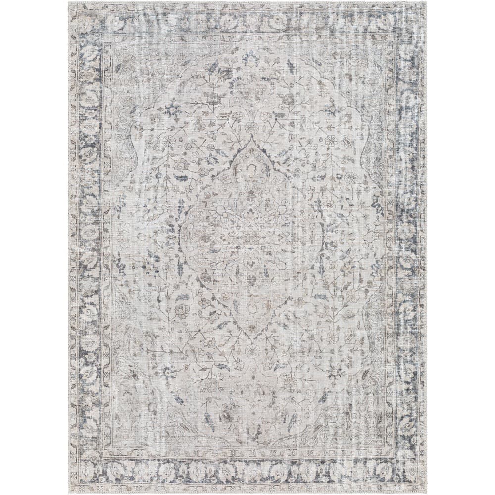 Amelie Ivory Machine Woven Rug by Livabliss