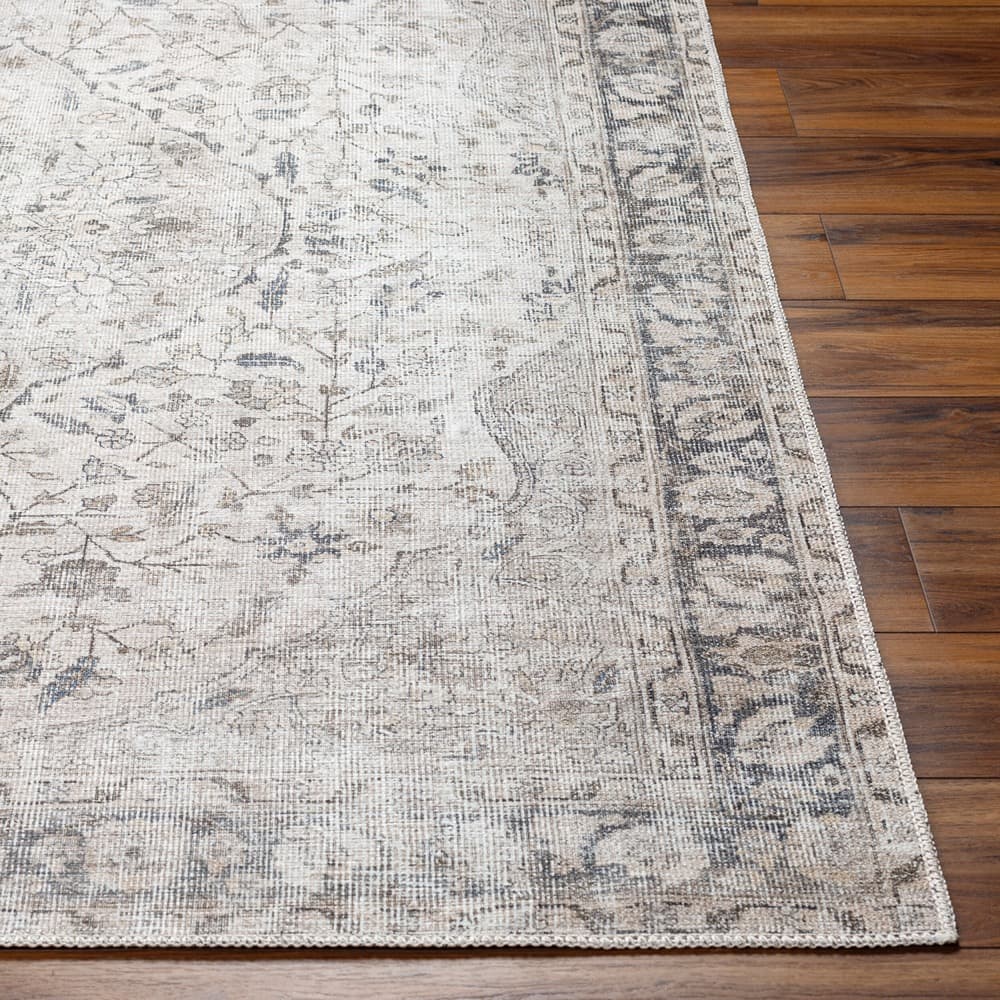 Amelie Ivory Machine Woven Rug by Livabliss - Image 3
