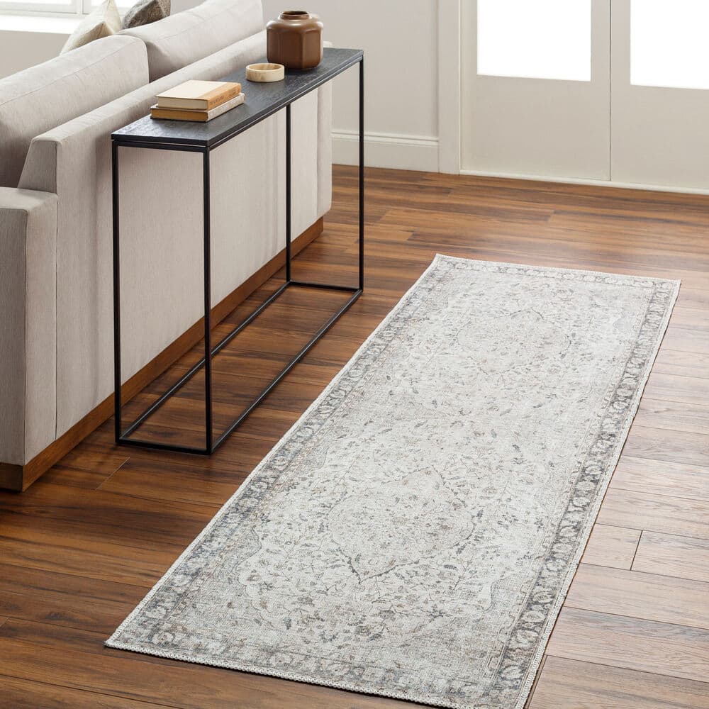 Amelie Ivory Machine Woven Rug by Livabliss - Image 5