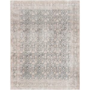Amelie Black Machine Woven Rug by Livabliss