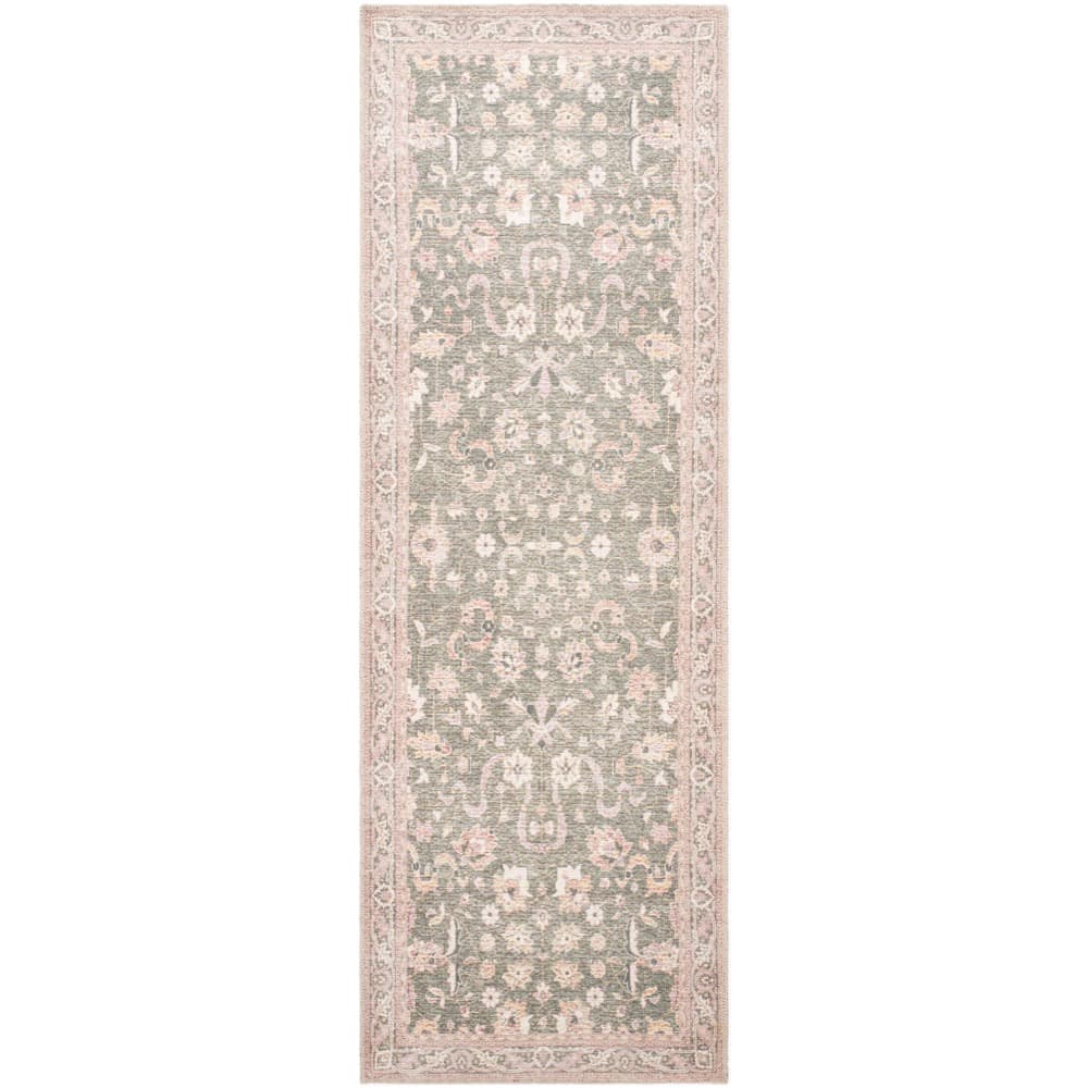 Amelie Medium Green Machine Woven Rug by Livabliss - Image 5
