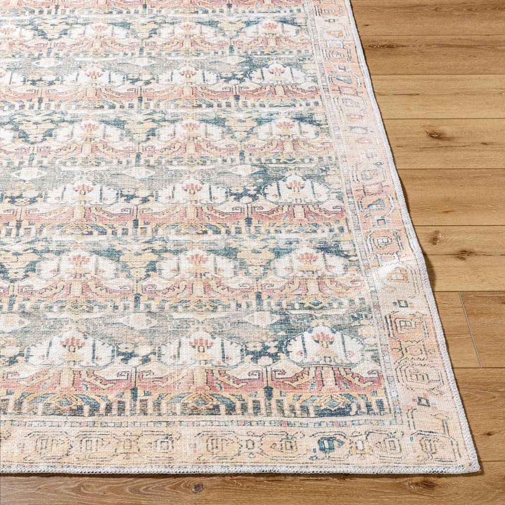 Amelie Medium Green Machine Woven Rug by Livabliss - Image 4
