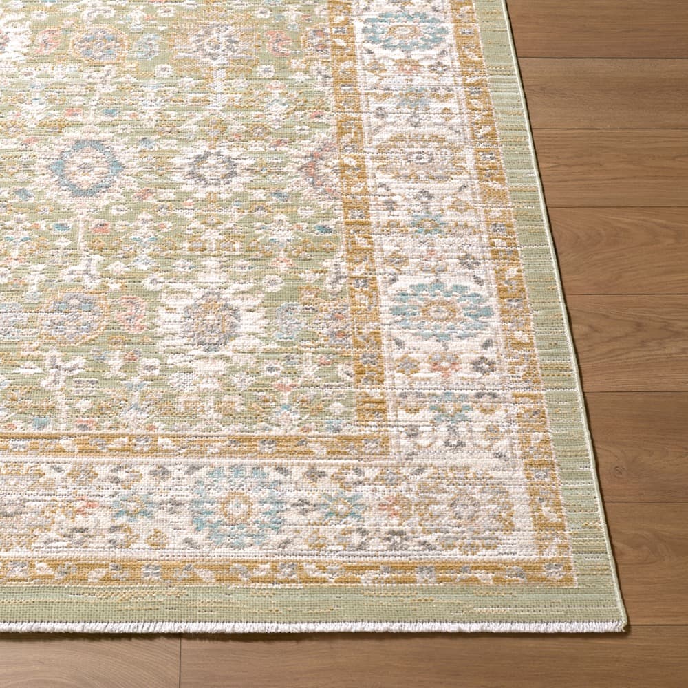 Amir Sage Machine Woven Rug by Livabliss - Image 3