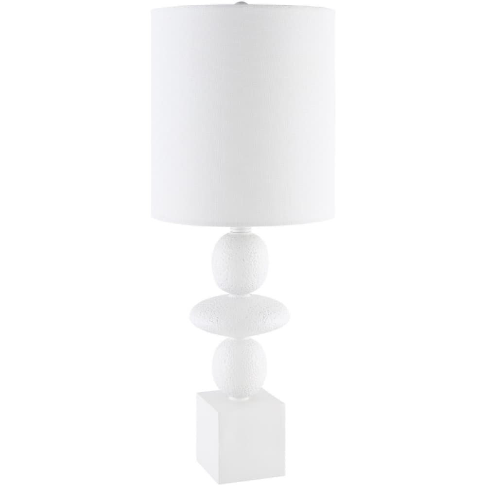 Anie White Resin Table Lamp by Livabliss