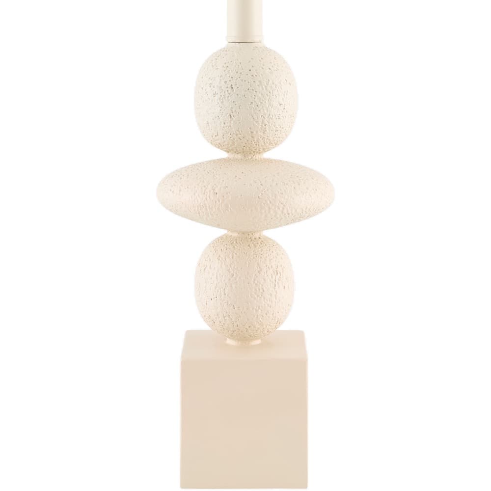Anie Cream Resin Table Lamp by Livabliss - Image 2