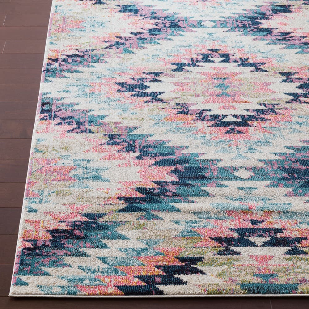 Anika White Machine Woven Rug by Livabliss - Image 4