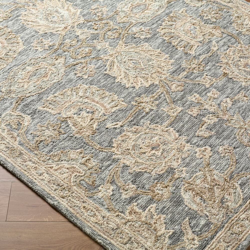 Arnold Slate Gray Handmade Rug by Livabliss - Image 2