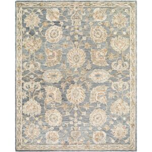 Arnold Slate Gray Handmade Rug by Livabliss