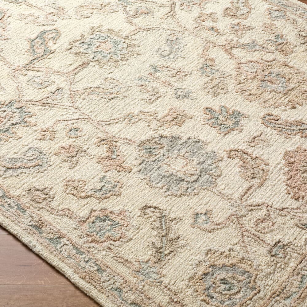 Arnold Ivory Handmade Rug by Livabliss - Image 2