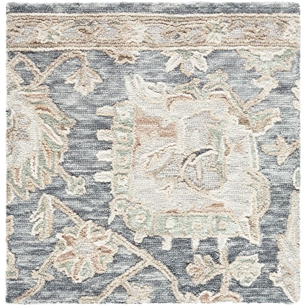 Arnold Slate Gray Handmade Rug by Livabliss - Image 4