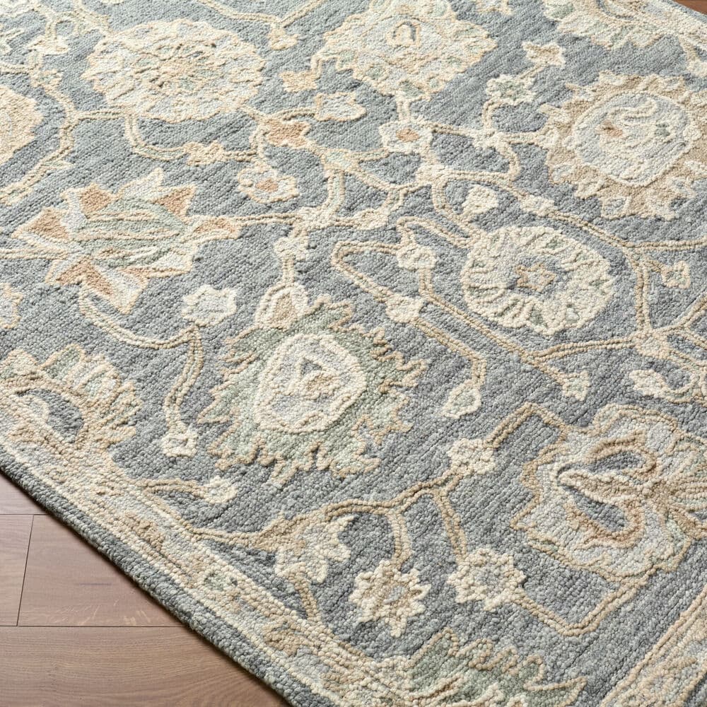 Arnold Slate Gray Handmade Rug by Livabliss - Image 2