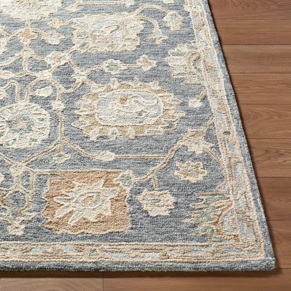 Arnold Slate Gray Handmade Rug by Livabliss - Image 3