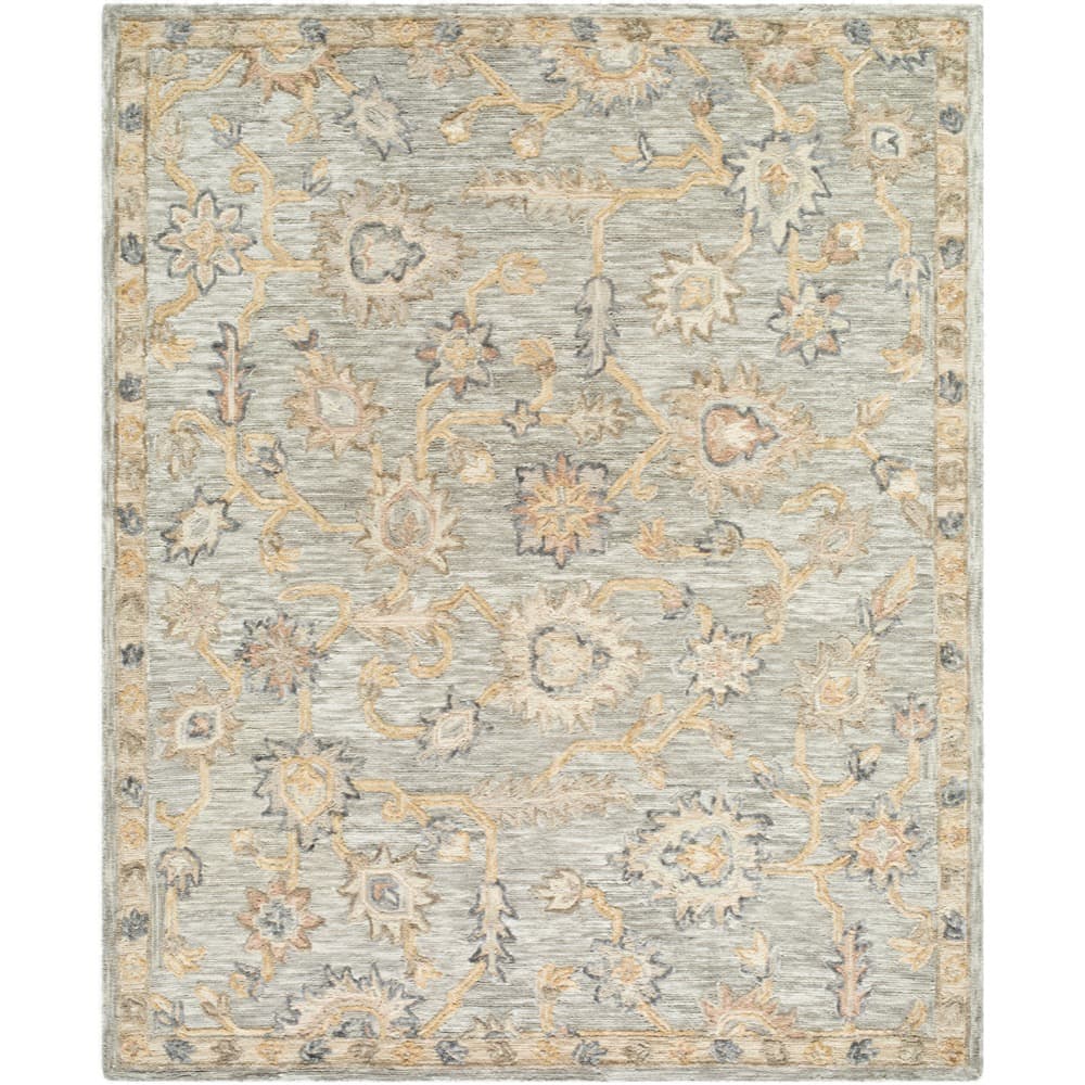 Arnold Pewter Handmade Rug by Livabliss