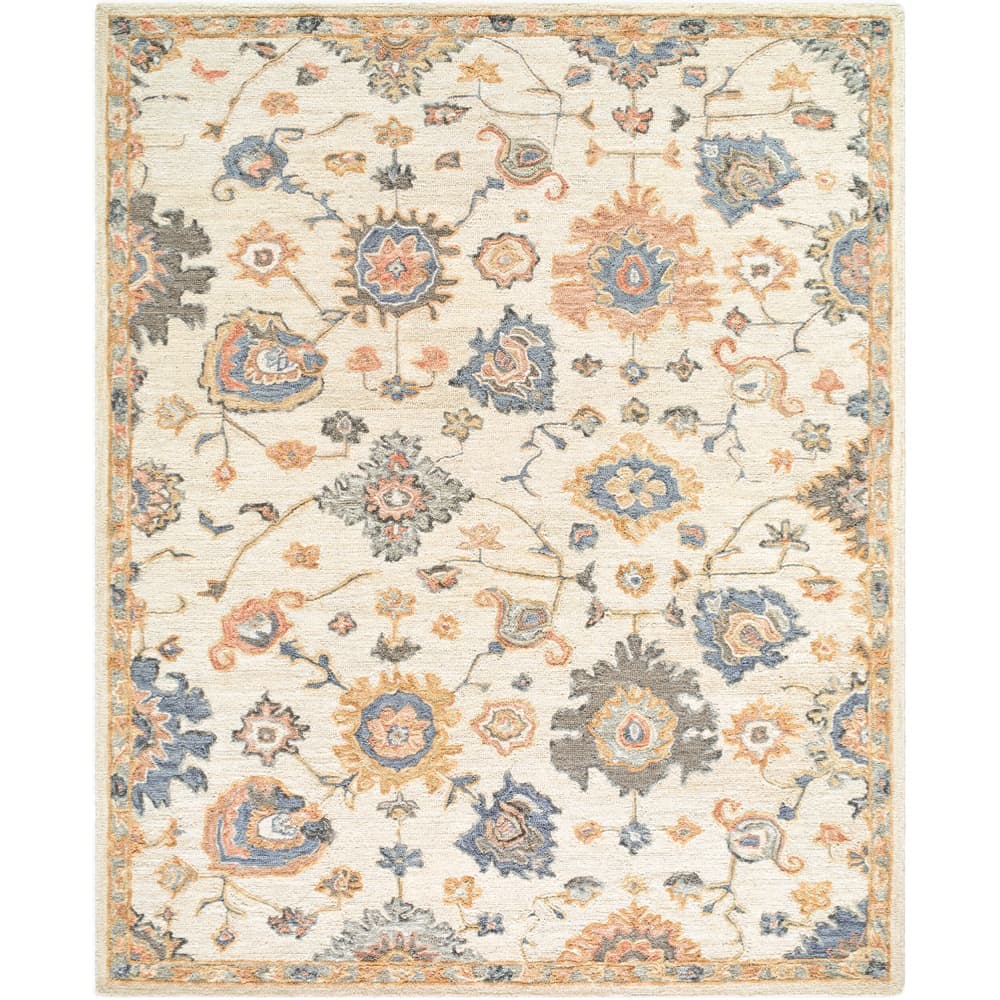Arnold Ivory Handmade Rug by Livabliss