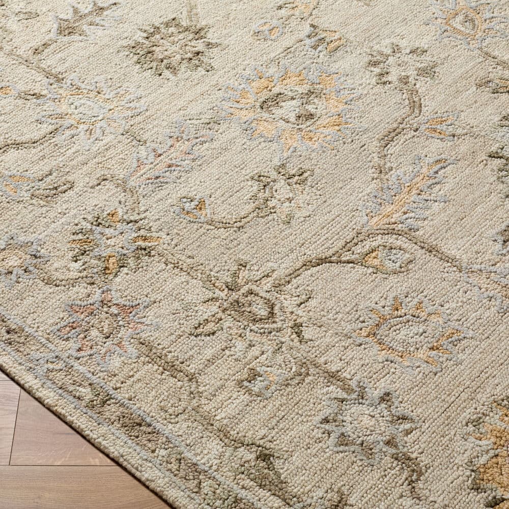 Arnold Ivory Handmade Rug by Livabliss - Image 2