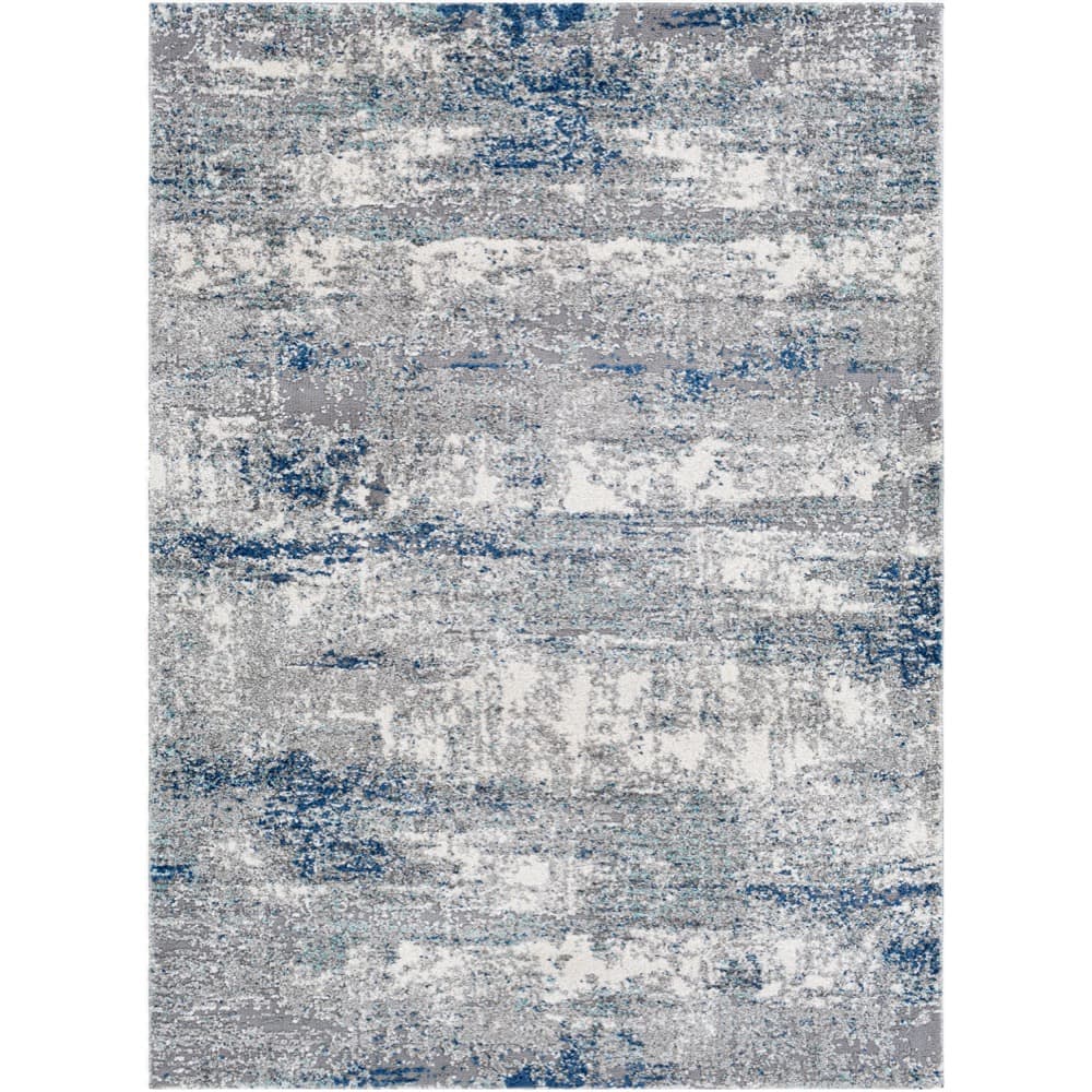 Andorra Dark Blue Machine Woven Rug by Livabliss - Image 6