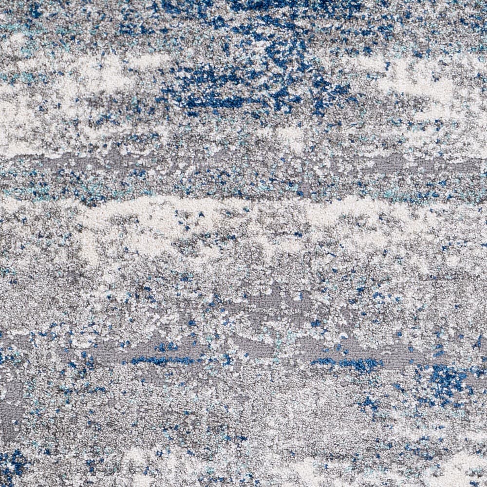 Andorra Dark Blue Machine Woven Rug by Livabliss - Image 4