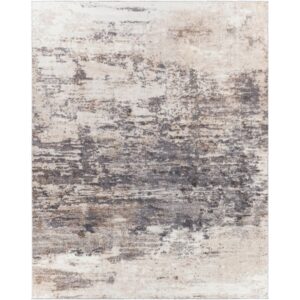 Andorra Charcoal Machine Woven Rug by Livabliss