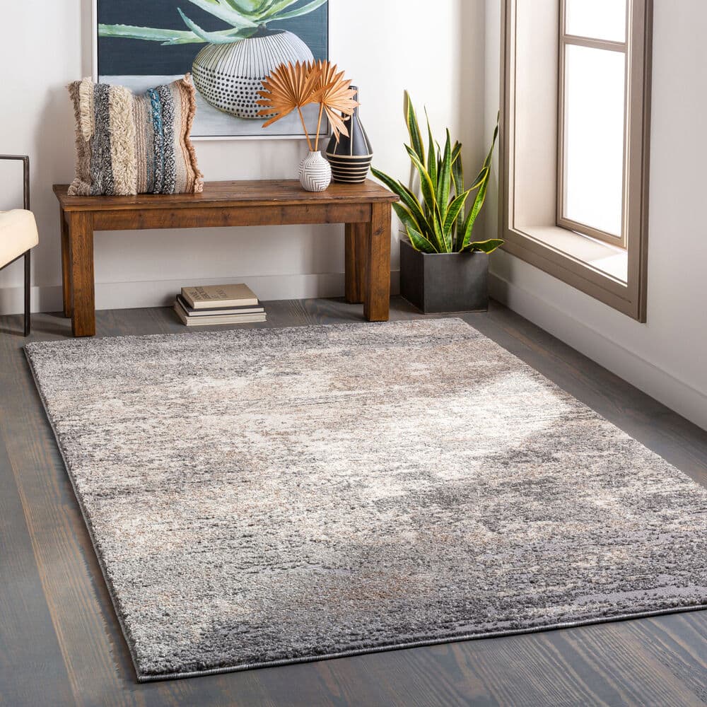 Andorra Gray Machine Woven Rug by Livabliss - Image 2