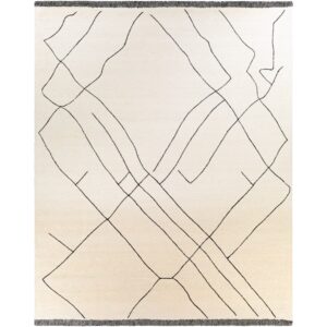 Arsenal Beige Handmade Rug by Livabliss