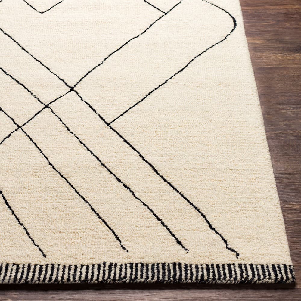 Arsenal Beige Handmade Rug by Livabliss - Image 5