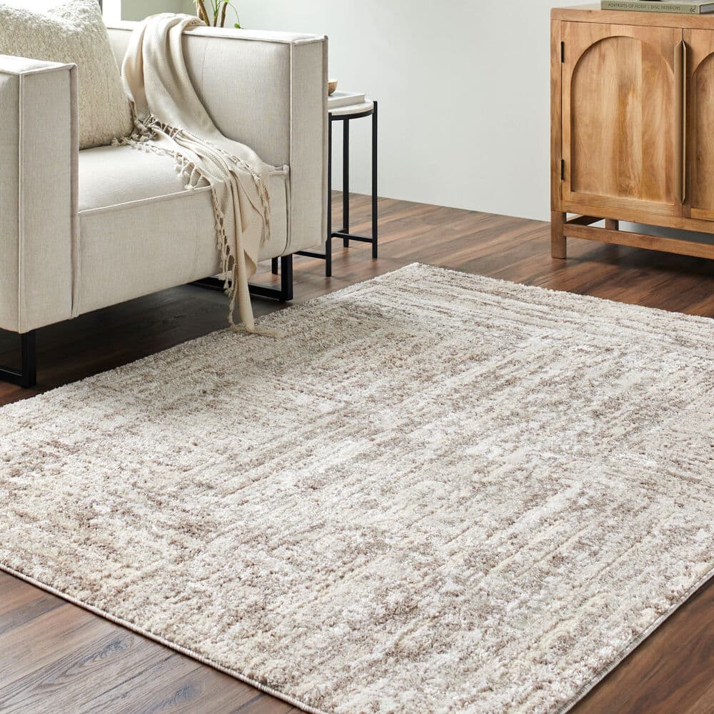 Andorra Plus Light Beige Machine Woven Rug by Livabliss - Image 2