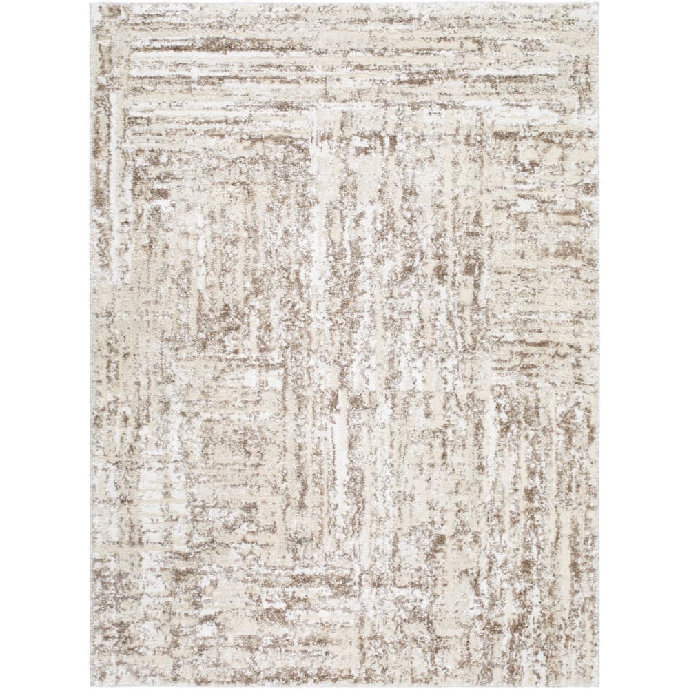 Andorra Plus Light Beige Machine Woven Rug by Livabliss