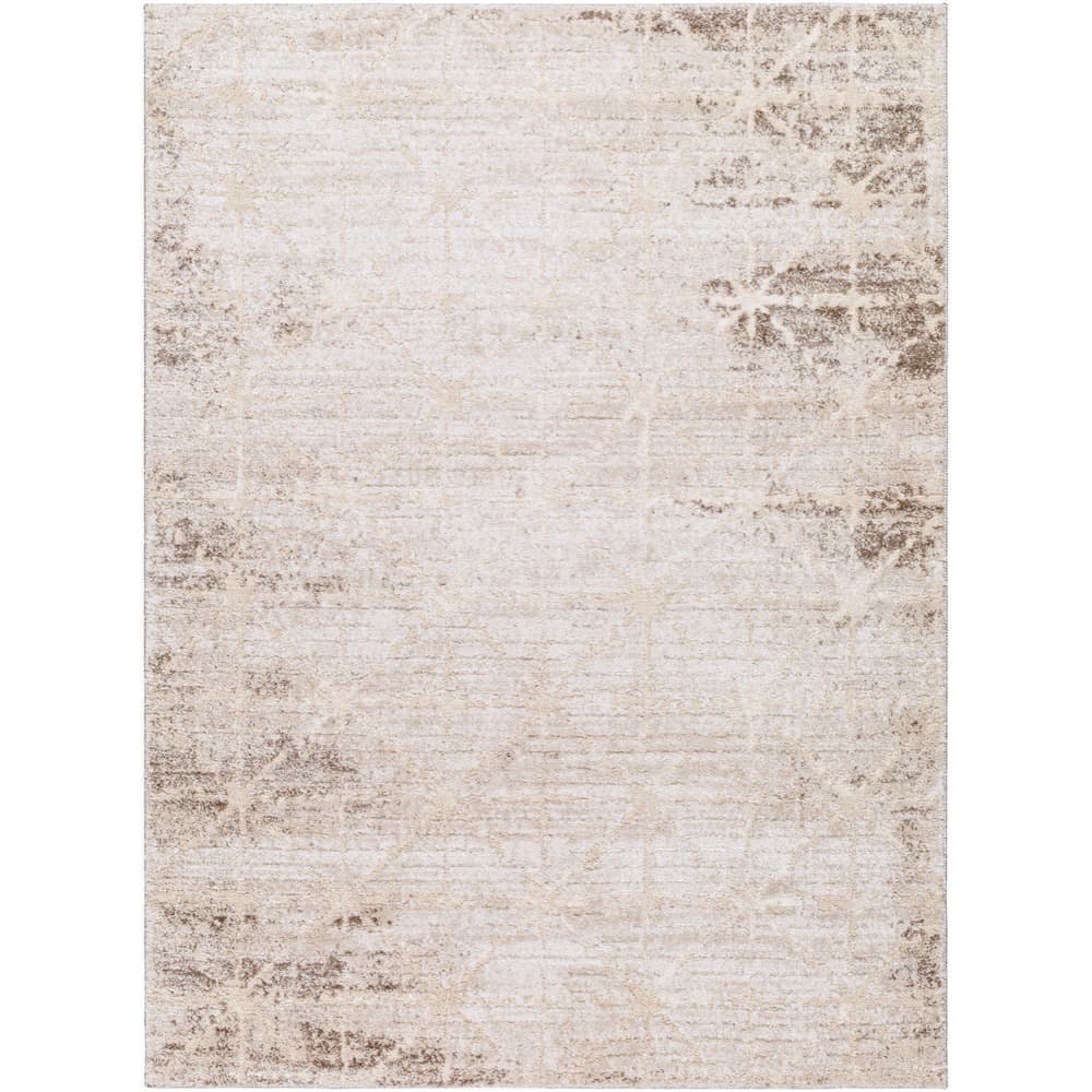 Andorra Plus Light Brown Machine Woven Rug by Livabliss