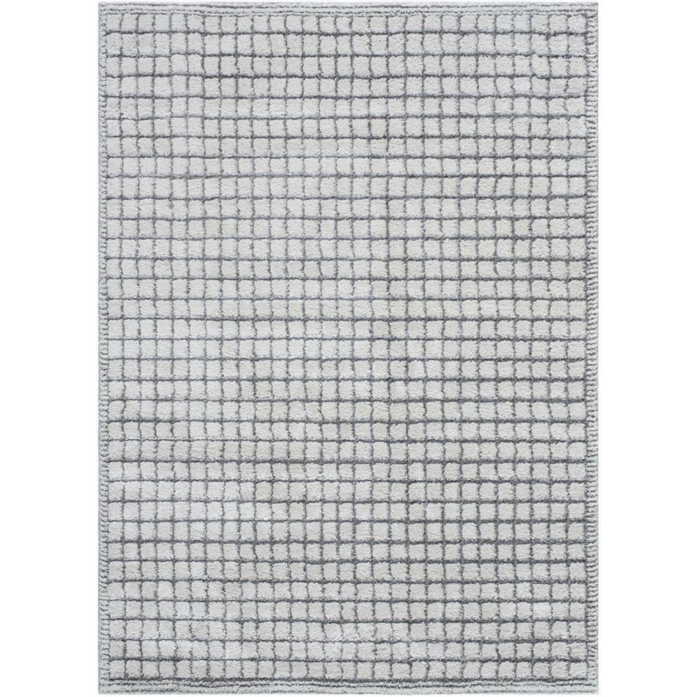 Andorra Plus Charcoal Machine Woven Rug by Livabliss